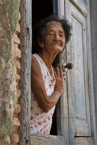 Cuba 3 - Woman Doorway copy